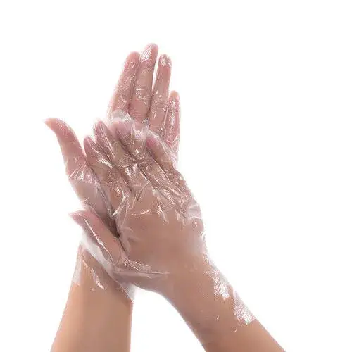 Găng tay nhựa PE trong suốt chất lượng cao, dùng một lần cho việc chuẩn bị đồ ăn nhanh hình ảnh 19-description