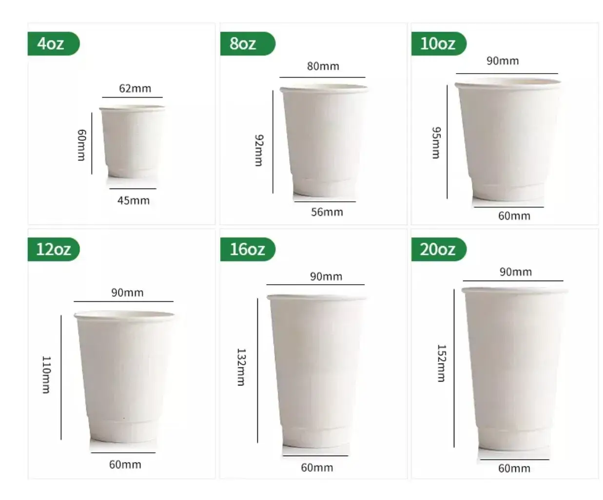 12oz Cốc Giấy Dùng Một Lần - Sản Phẩm Phổ Biến Trên Thị Trường