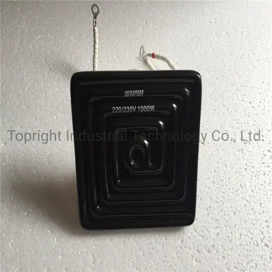 Bảng Sưởi Gốm Hồng Ngoại Phẳng Kích Thước 122X122mm - Sản Phẩm Chất Lượng Được Ưa Chuộng hình ảnh 1-description