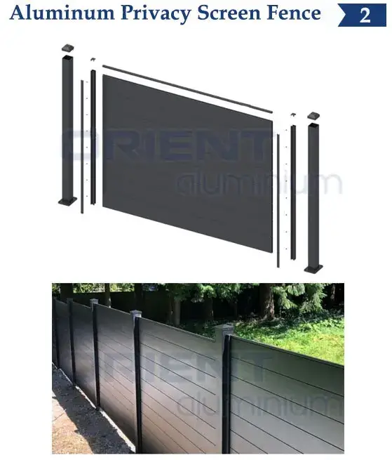 Hàng Rào Nhôm Chất Lượng Cao - Sản Phẩm Trang Trí Vườn Kim Loại Bán Chạy hình ảnh 16-description