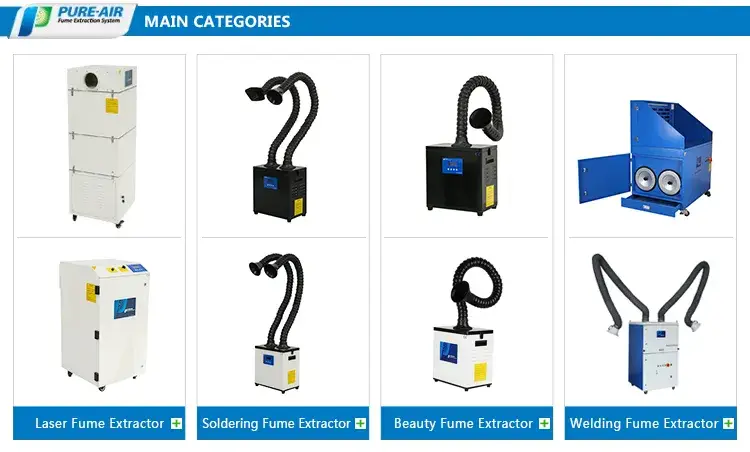 Máy Hút Khói Pure-Air Hiệu Suất Cao - Sự Lựa Chọn Tốt Cho Công Việc Cắt Và Khắc Laser hình ảnh 14-description