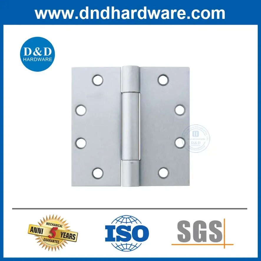 Bản lề cửa mortise bằng chất liệu không gỉ với cơ chế ổ bi ẩn, được ưa chuộng