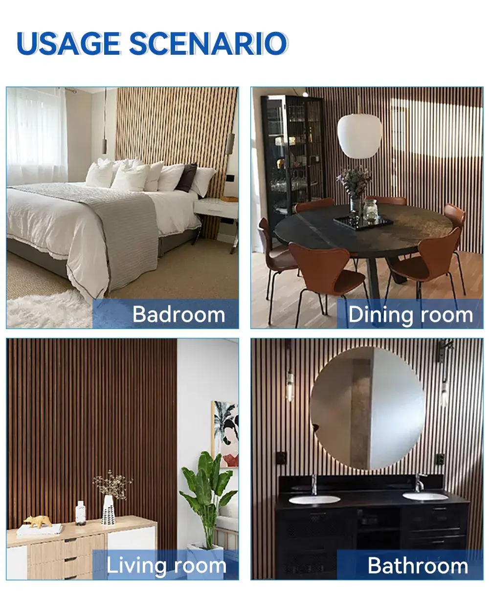 Bảng tiêu âm gỗ tự nhiên dành cho trang trí, thu hút sự chú ý