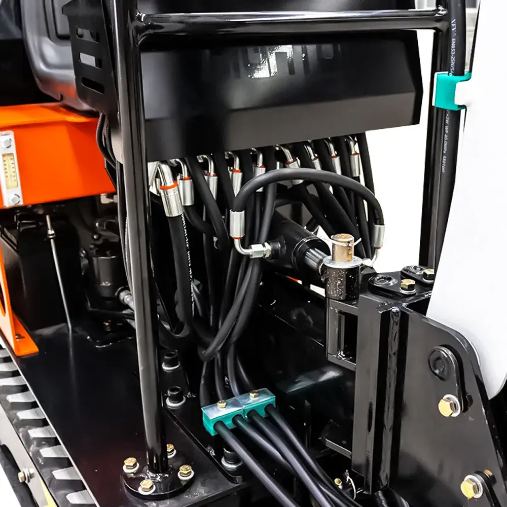 Xe máy xúc mini 0.8 tấn bán chạy, bánh xích thủy lực hình ảnh 15-description