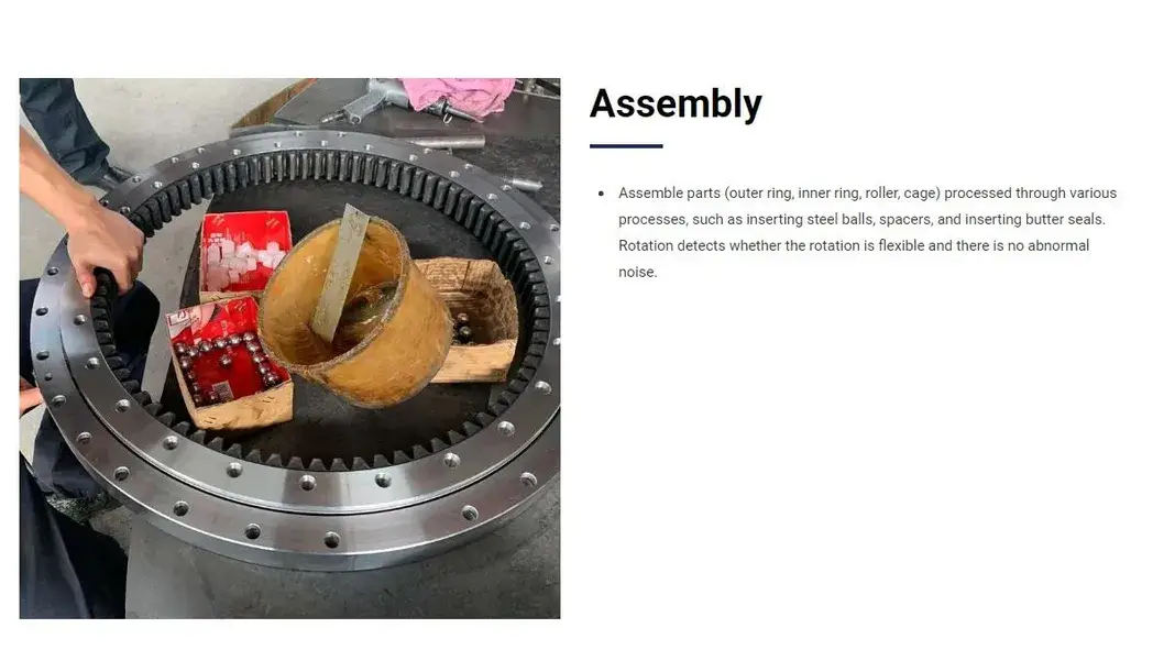 Bán chạy! Bạc đạn vòng bi quay OEM 011.75.3150 từ Trung Quốc hình ảnh 24-description