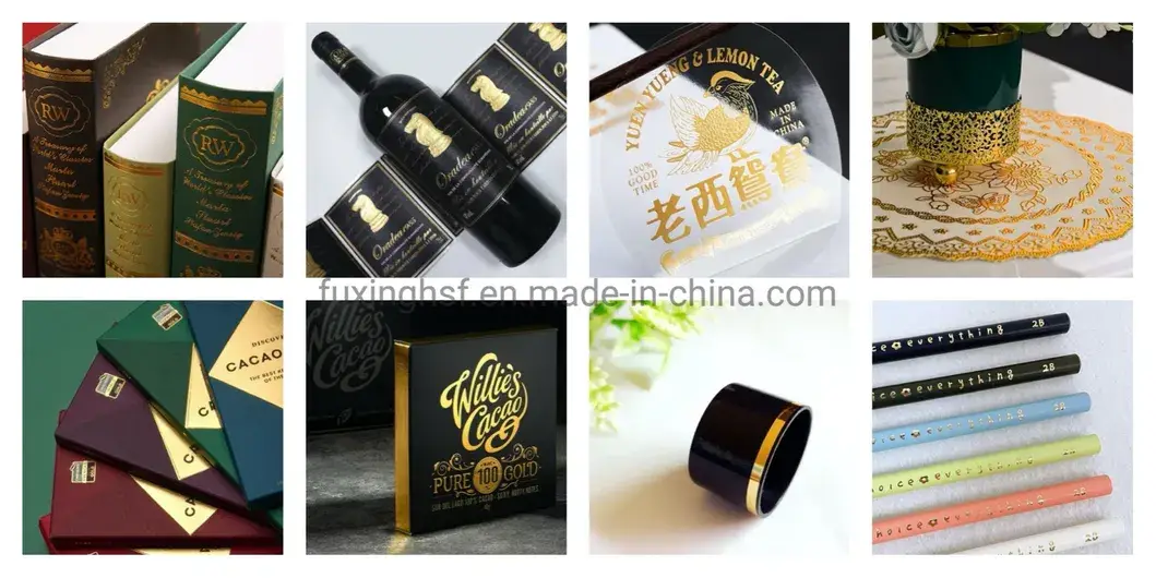 Cuộn Nhuộm Nóng Chuyển Nhiệt Foil Vàng Kim - Lớp phủ mềm mại cho Sổ Tay Da Vải Dệt hình ảnh 14-description
