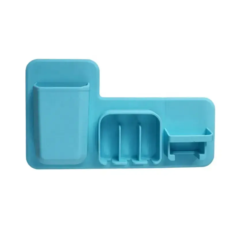 Giá đỡ silicone để treo dao cạo, bàn chải đánh răng, kem đánh răng và khăn tắm trong phòng tắm