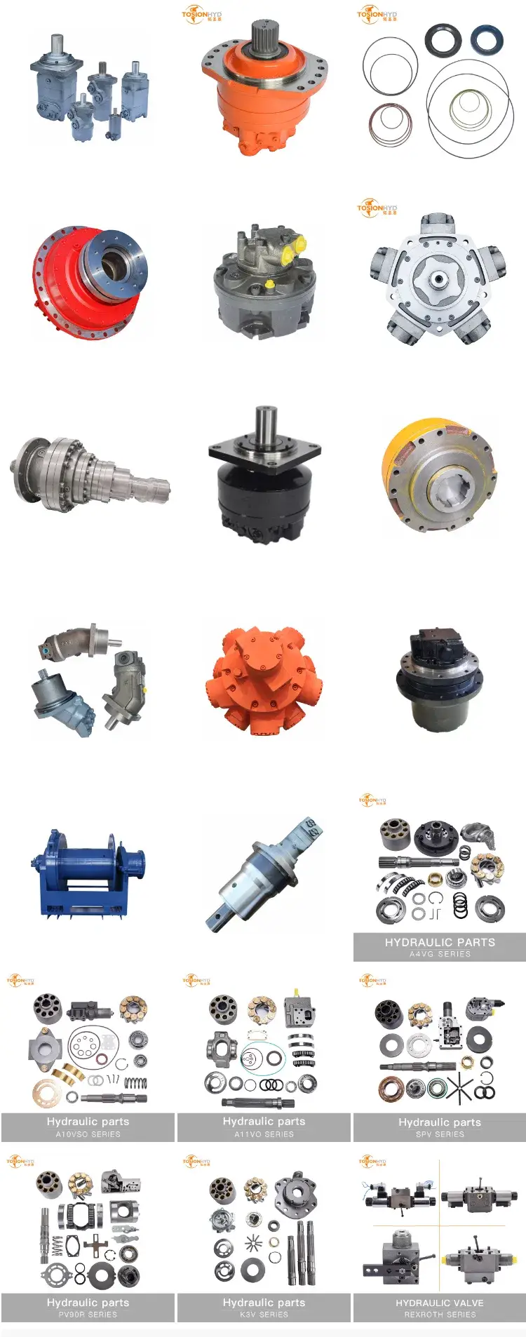Bơm thủy lực HPV 95 cho máy xúc PC200-6, PC220-6, PC210-6, PC100-6 của Komatsu: Bộ phận thay thế chất lượng cao hình ảnh 12-description