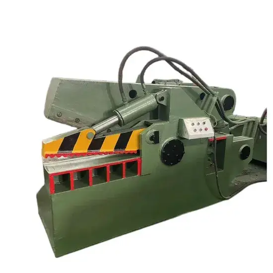 Máy cắt kim loại tự động Alligator thủy lực cho tái chế nhôm và đồng phế liệu hình ảnh 1-description