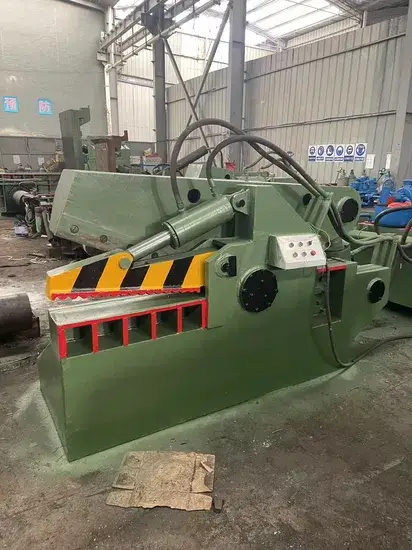 Máy cắt kim loại tự động Alligator thủy lực cho tái chế nhôm và đồng phế liệu
