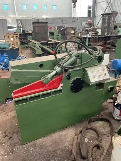 Máy cắt kim loại tự động Alligator thủy lực cho tái chế nhôm và đồng phế liệu