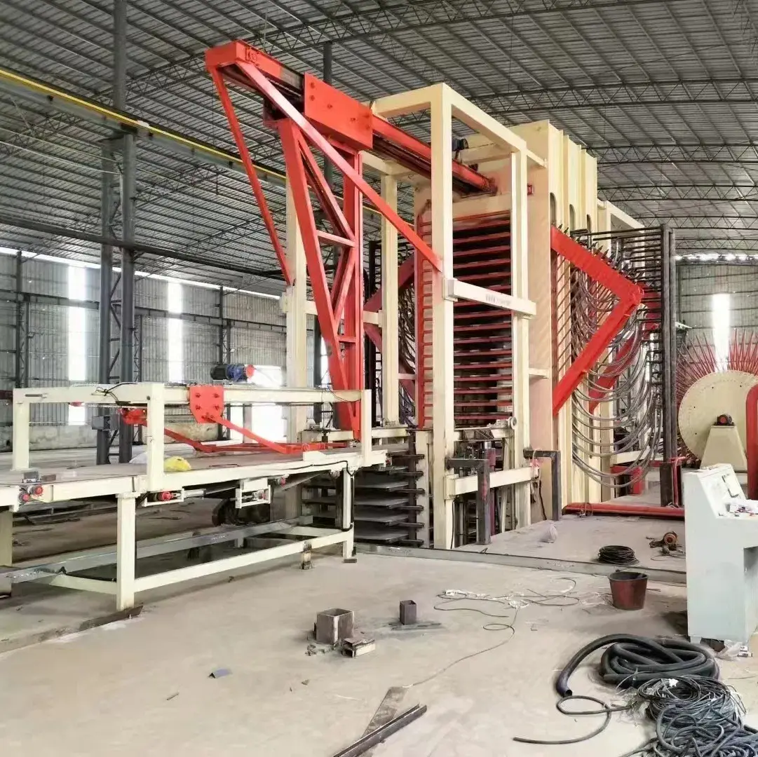 Dây chuyền sản xuất ván ép sử dụng công nghệ thủy lực, máy ép nóng tự động