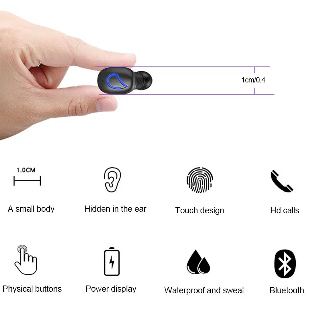 Tai nghe Bluetooth không dây I9mini dành cho thể thao - Trải nghiệm tự do tối đa hình ảnh 16-description