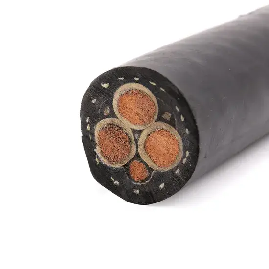 Cáp điện lực 6/10kv bọc cao su khoáng đồng - Sử dụng trong ngành khai thác năng lượng hình ảnh 1-description