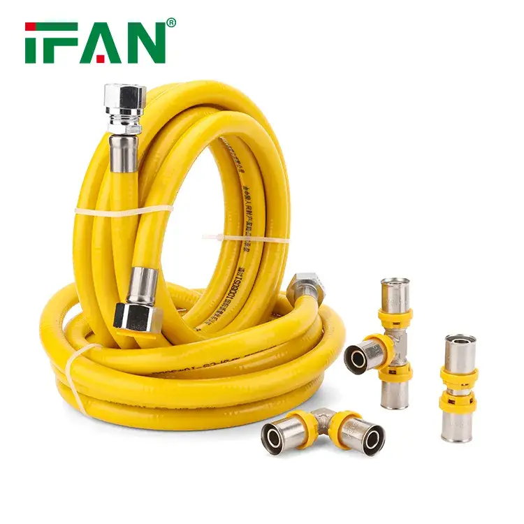 Phụ kiện Pex Nhấn Ifan Giá ưu đãi | Phụ kiện ống Pex Đồng vàng as-4176.8-2010