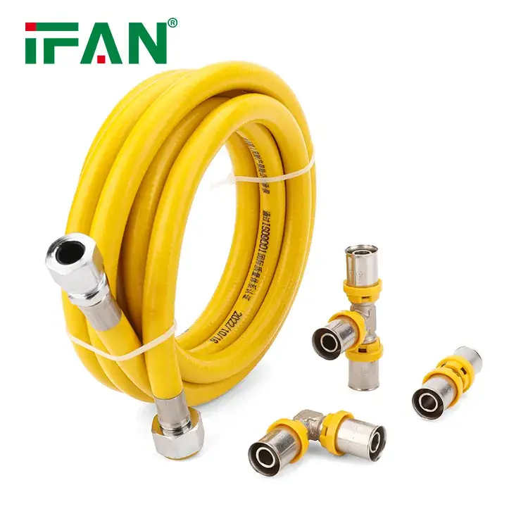 Phụ kiện Pex Nhấn Ifan Giá ưu đãi | Phụ kiện ống Pex Đồng vàng as-4176.8-2010