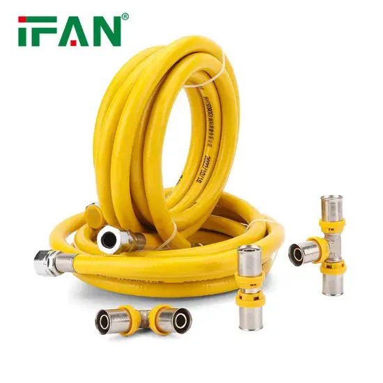 Phụ kiện Pex Nhấn Ifan Giá ưu đãi | Phụ kiện ống Pex Đồng vàng as-4176.8-2010