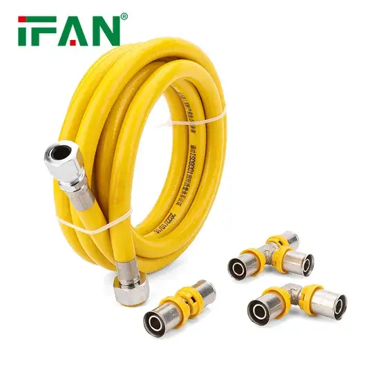 Phụ kiện Pex Nhấn Ifan Giá ưu đãi | Phụ kiện ống Pex Đồng vàng as-4176.8-2010