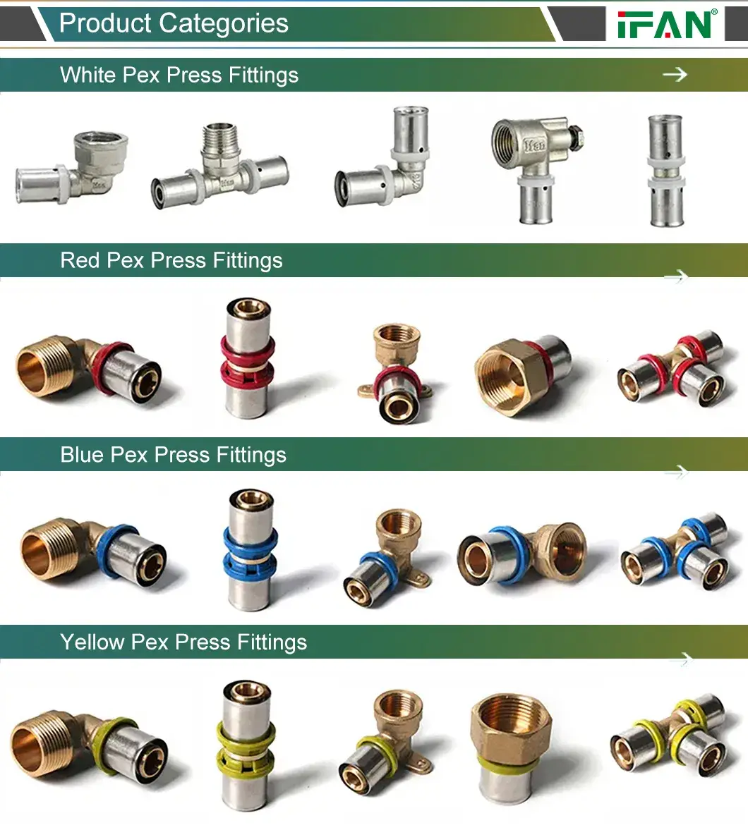 Phụ kiện Pex Nhấn Ifan Giá ưu đãi | Phụ kiện ống Pex Đồng vàng as-4176.8-2010 hình ảnh 13-description