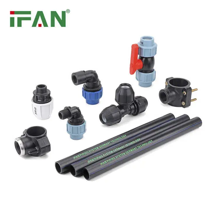 Bộ phụ kiện nén và nhựa PP cho ống nước HDPE tưới tiêu Ifan theo tiêu chuẩn ASTM D3035