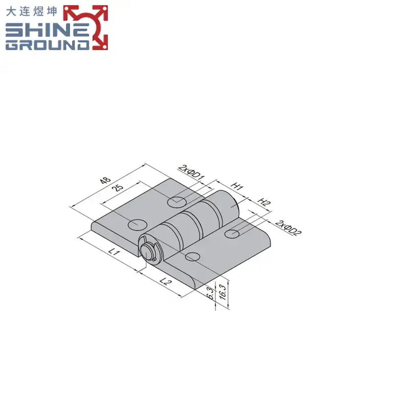 Phụ kiện nhôm định hình công nghiệp: Công cụ với bản lề cổng điều chỉnh chất lượng