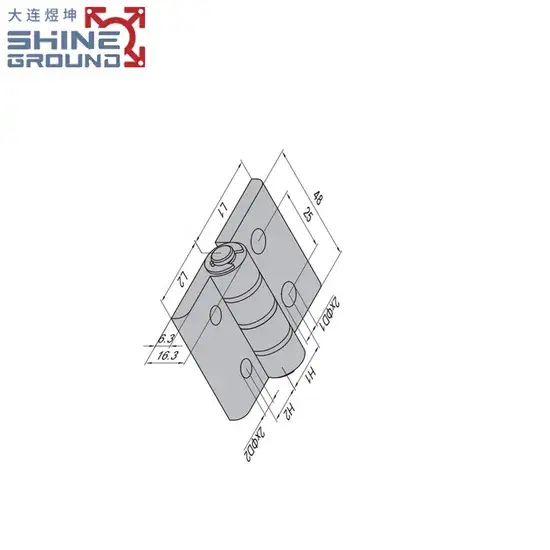 Phụ kiện nhôm định hình công nghiệp: Công cụ với bản lề cổng điều chỉnh chất lượng hình ảnh 1-description