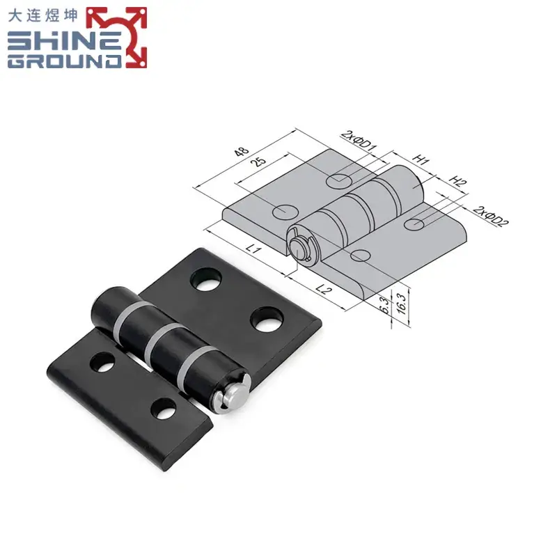 Phụ kiện nhôm định hình công nghiệp: Công cụ với bản lề cổng điều chỉnh chất lượng