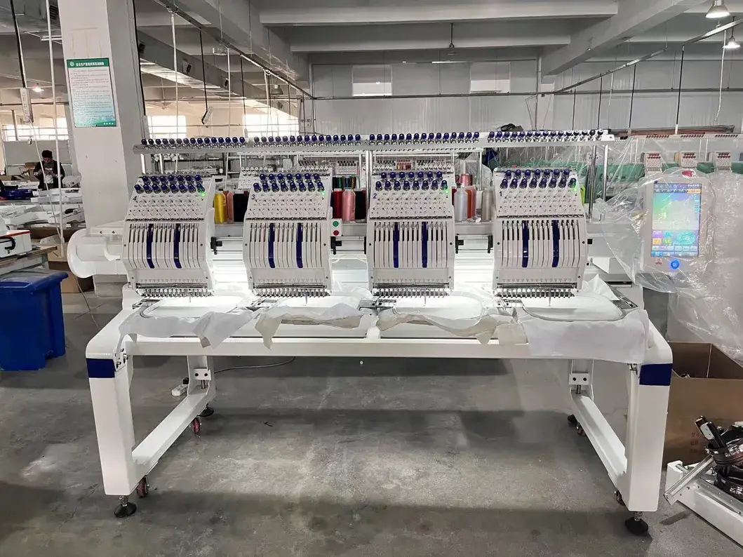 Máy thêu công nghiệp Trung Quốc ứng dụng công nghệ hiện đại, hỗ trợ thêu đa logo và kết nối máy tính hình ảnh 20-description