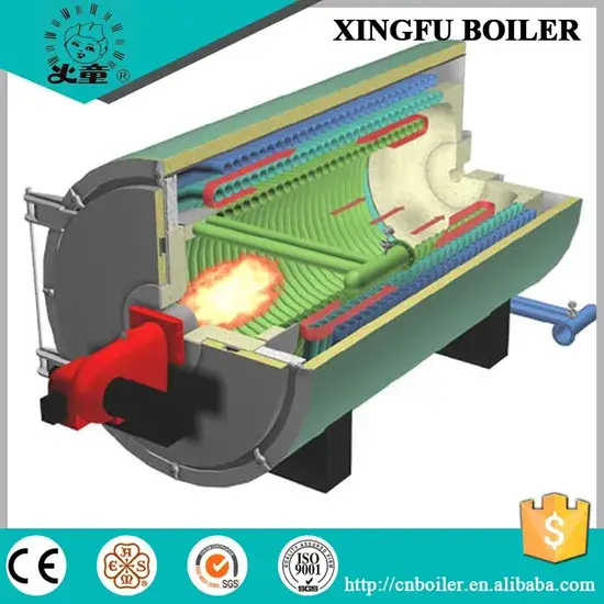 Nồi hơi dùng dầu khí cho ngành công nghiệp sản xuất nước hơi