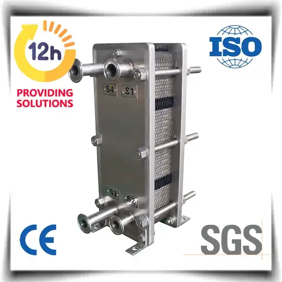Bộ trao đổi nhiệt ngưng tụ tấm 316 làm từ thép không gỉ - Giải pháp tối ưu cho công nghiệp hình ảnh 1-description