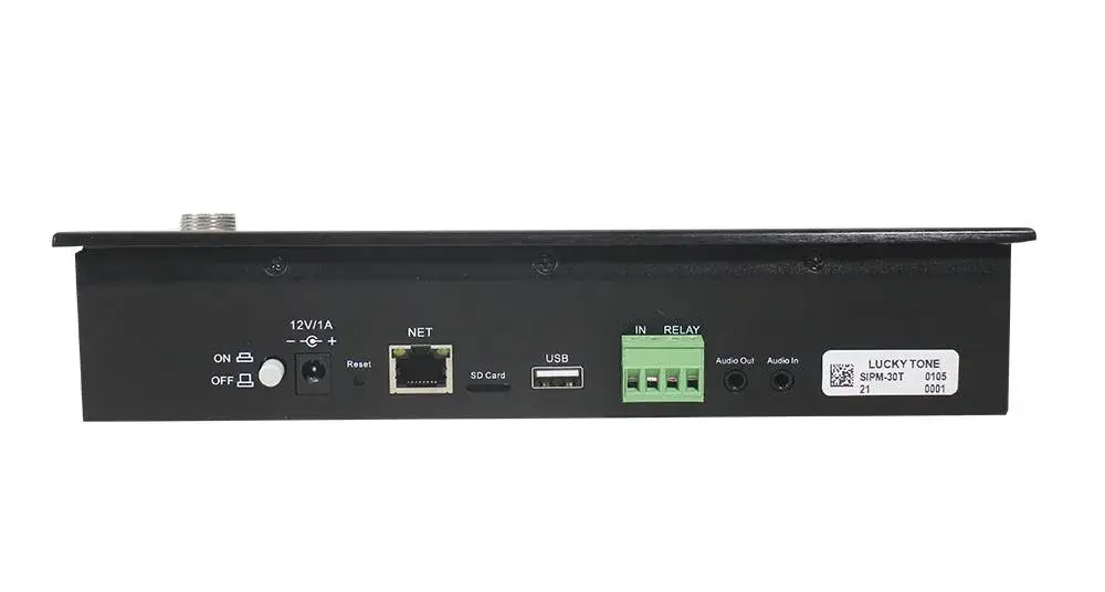 Thiết bị điều khiển IP/SIP Intercom với màn hình cảm ứng, tích hợp chức năng đơn lẻ và đa điểm độc lập hình ảnh 15-description
