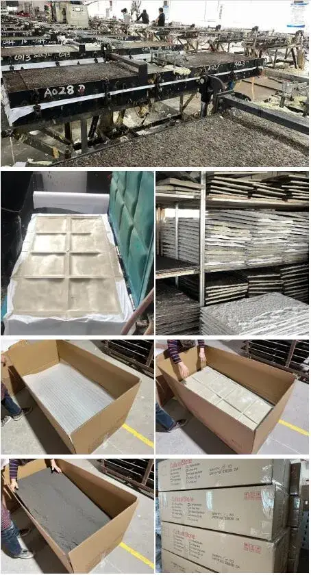 Bảng tường văn hóa polyurethane cho trang trí nội thất và ngoại thất, tấm đá giả PU trung tâm trưng bày hình ảnh 20-description