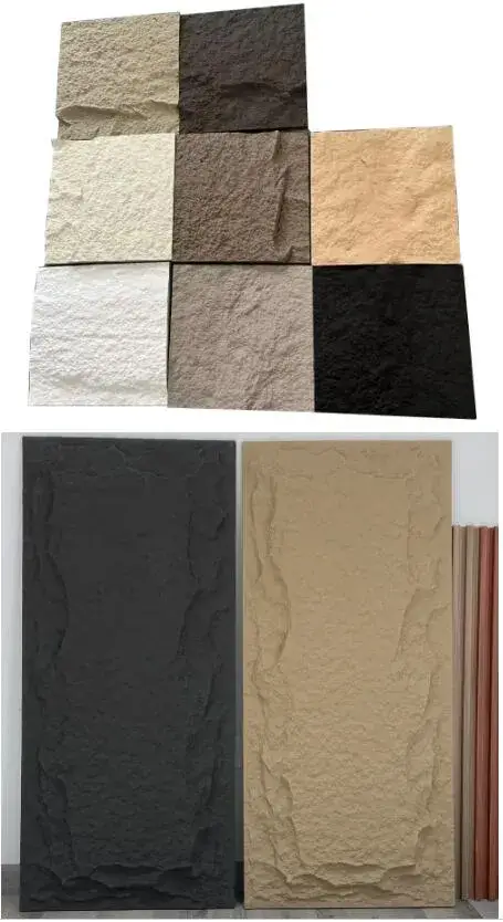 Bảng tường văn hóa polyurethane cho trang trí nội thất và ngoại thất, tấm đá giả PU trung tâm trưng bày hình ảnh 16-description