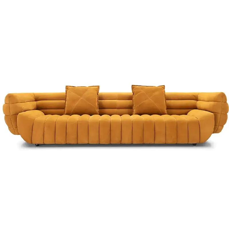 Nội thất phòng khách đẳng cấp với phong cách thiết kế Ý, ghế sofa hiện đại, êm ái và sang trọng