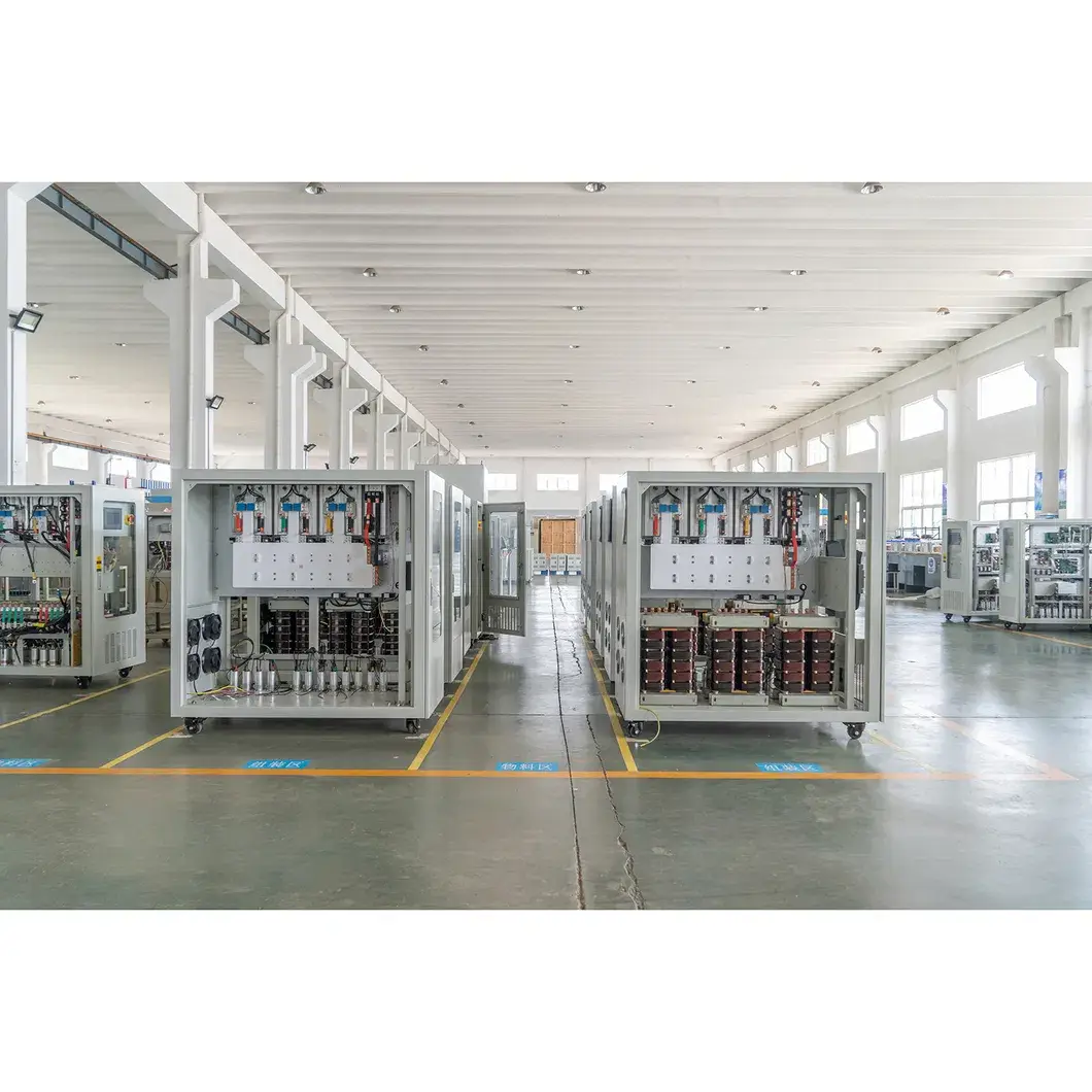 Bộ ổn định điện áp xoay chiều ba pha Jinan 100kVA tự động, đánh giá 415V hình ảnh 29-description