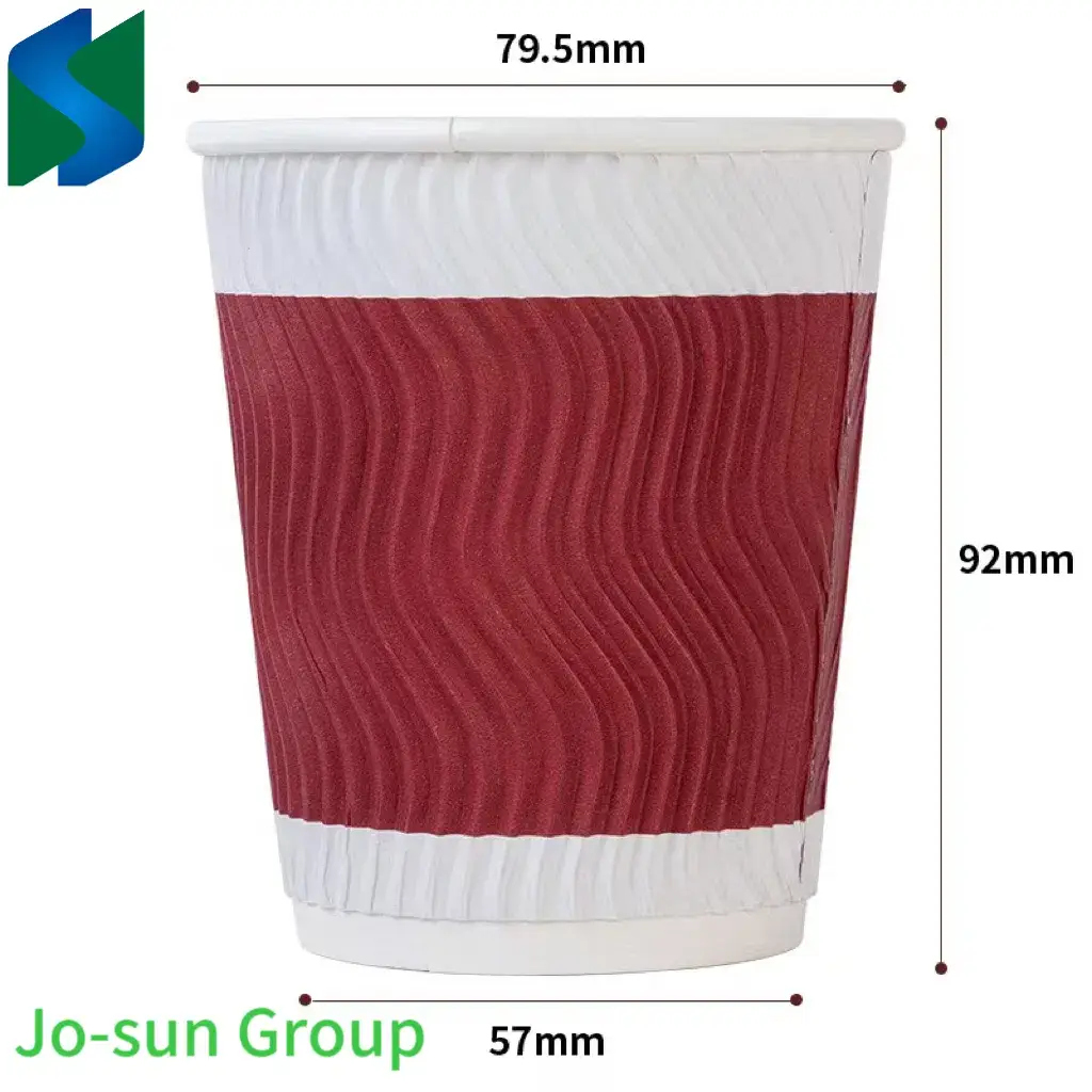 Ly giấy cách nhiệt hai lớp Jo-Sun dùng một lần, thiết kế mới cho việc thưởng thức cà phê