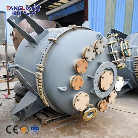 3000L Loại K/Ae Bể phản ứng chống ăn mòn với lớp lót kính chất lượng
