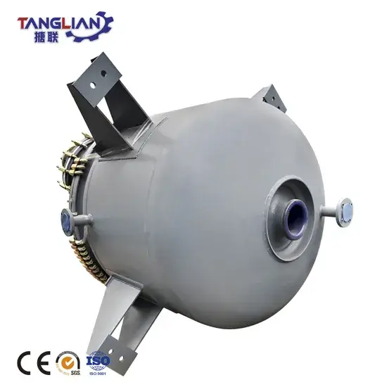 3000L Loại K/Ae Bể phản ứng chống ăn mòn với lớp lót kính chất lượng
