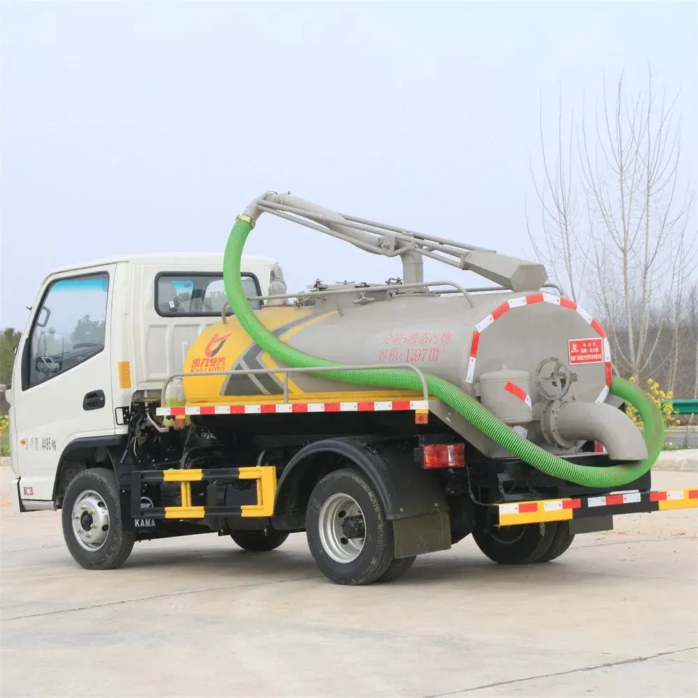 Xe tải hút chất thải Kama K3 dung tích 2300L chất lượng cao