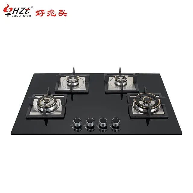 Bếp gas âm tủ bằng inox không gỉ 4 bếp nấu ăn phù hợp cho gia đình