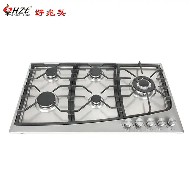 Bếp gas âm tủ bằng inox không gỉ 4 bếp nấu ăn phù hợp cho gia đình