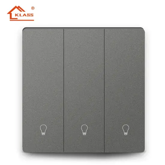 Thiết bị điều khiển ánh sáng tường thông minh WiFi Tuya cho khách sạn và nhà ở - Công tắc cảm ứng 1/2/3/4 gang