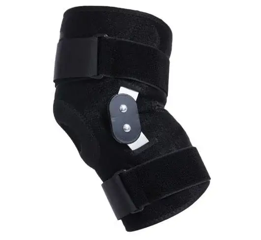 Băng cố định đầu gối chất lượng cao, giúp hỗ trợ đầu gối sau phẫu thuật với bản lề chỉnh hình hình ảnh 1-description