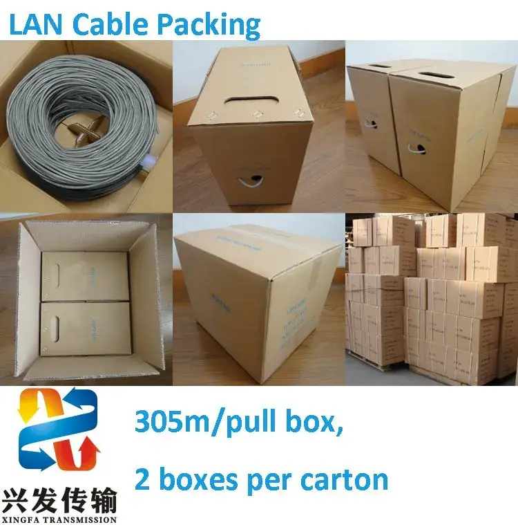 Cáp mạng Cat5e Sf/UTP dẫn điện đồng CCA - Chứng nhận UL CE RoHS, giá cả phải chăng hình ảnh 15-description