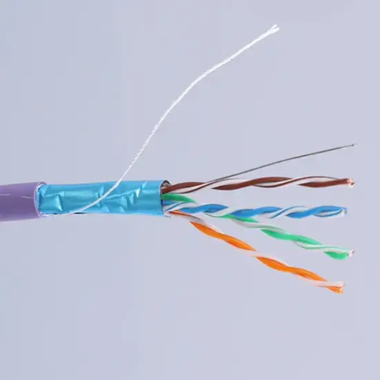 Cáp mạng Cat5e Sf/UTP dẫn điện đồng CCA - Chứng nhận UL CE RoHS, giá cả phải chăng