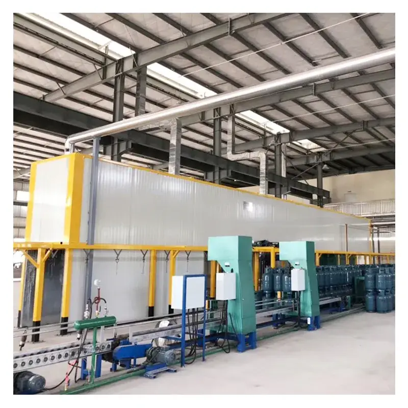 Dây chuyền thành phẩm bình gas LPG sơn tĩnh điện - Sản xuất chất lượng cao
