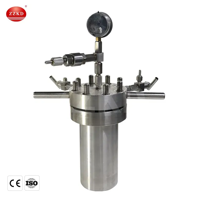 Bình phản ứng mini chất liệu thép không gỉ dành cho phòng thí nghiệm có áp suất cao và chức năng khuấy trộn hiệu quả