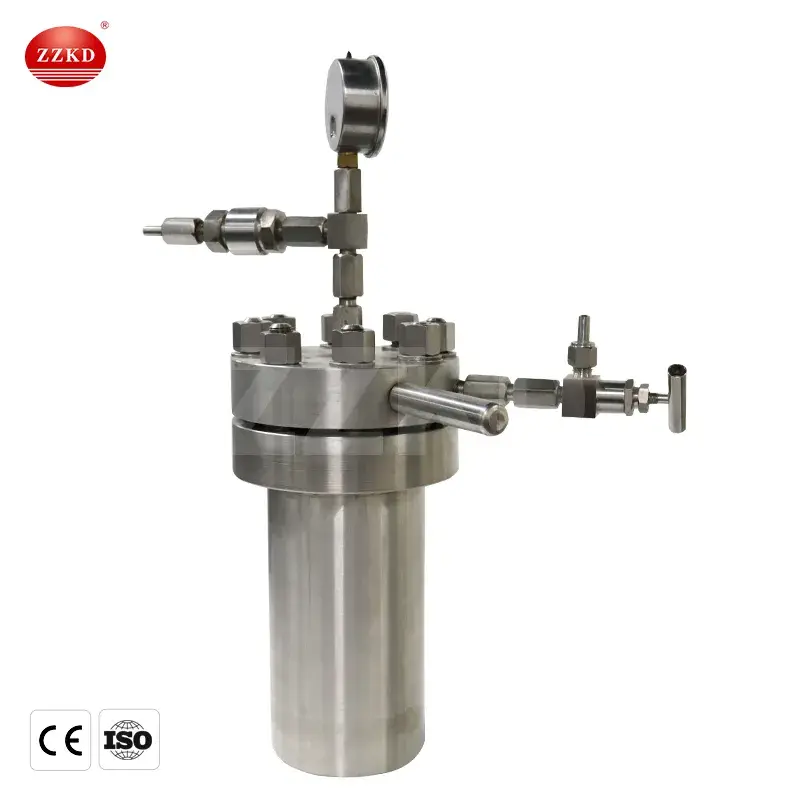 Bình phản ứng mini chất liệu thép không gỉ dành cho phòng thí nghiệm có áp suất cao và chức năng khuấy trộn hiệu quả