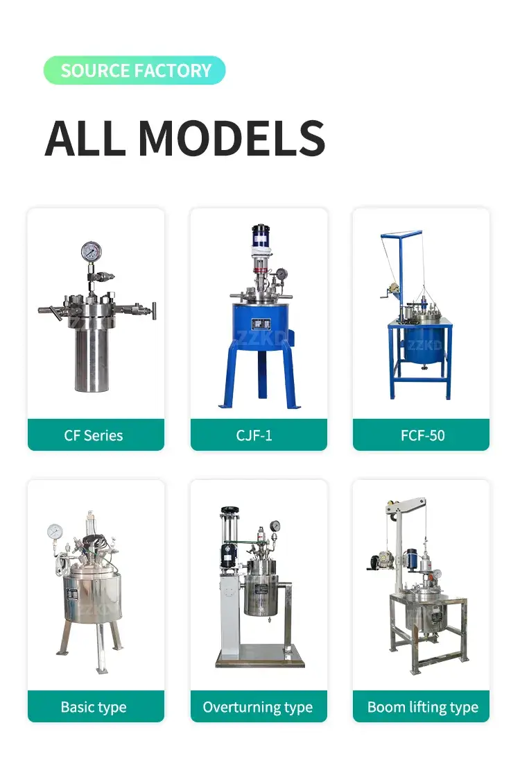 Bình phản ứng mini chất liệu thép không gỉ dành cho phòng thí nghiệm có áp suất cao và chức năng khuấy trộn hiệu quả hình ảnh 20-description