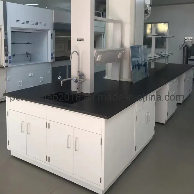 Bàn làm việc phòng thí nghiệm được làm bằng vật liệu gốm nhựa epoxy phenolic chất lượng